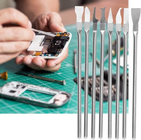 Metal Phone Opening Pry Repair Tool Spudger Set Thin Blade CPU Remover Chip BGA Maintenance Knife for Tablets Laptop Game Machine (8 in 1 Single End) in Saudi Arabia