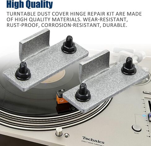 Dust Cover Hinge Repair Kit Compatible with Technics Turntables SL-D2 3200 B2 Q2 D3 1 Pair in Kuwait