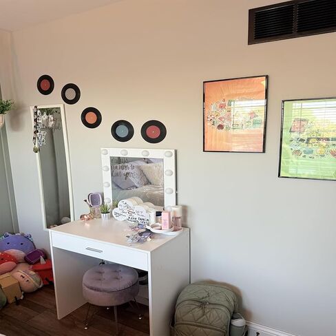 Ntwoiee 10Pcs 12 Inch Blank Vinyl Records, Fake Vintage Record Wall Decor, Faux Blank Vinyl Records for Aesthetic Room, Music Party, Home Studio & DIY Display Decoration in Kuwait