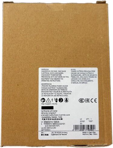 SMOCONE 1 Pcs 3RW3014-1BB04 New in Box 3RW30141BB04 Expediated in Kuwait