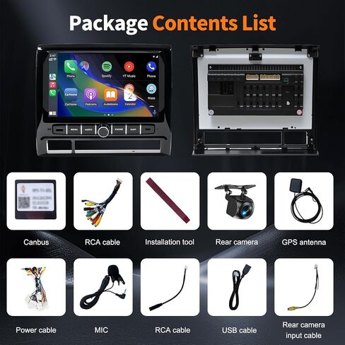 9 inch Car Radio Stereo Head Unit Upgrade for Toyota Tacoma 2005-2015 with Android13/5G WiFi/Wireless CarPlay/Android Auto/Touch Screen/GPS Navigation/Bluetooth/FM Radio/AHD Backup Camera(4G+64G) in Kuwait