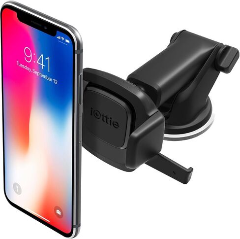iOttie Easy One Touch Mini Air Vent Car Mount Holder Cradle for iPhone Xs Max R 8 Plus 7 Samsung Galaxy S10 E S9 S8 Plus Edge, Note 9 & Other Smartphone, 2.2 x 4.8 x 5.7 inches in Kuwait
