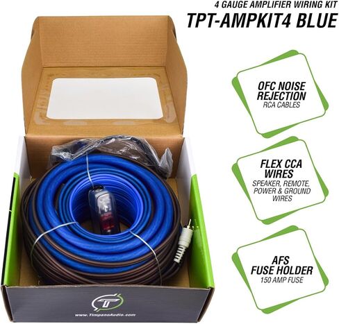 Timpano 1500 Watts Dual 10" Midrange with Amplifier - 2X TPT-MD10 PRO 10" Speaker + TPT-1500 4 Ohm Full Range amp 1500 Watts at 4 Ohm Car Audio (Bundle) + Free Wiring Kit in Saudi Arabia