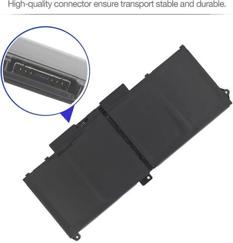DELL RJ40G Laptop Battery for Dell Latitude 15 5520 Latitude 14 5420 Precision 15 3560 Series M033W 01K2CF 075X16 WY9DX P137G P137G001 P104F P104F001 P104F002 0WK3F1 0M3KCN 15.2V 4-Cell 63Wh in Kuwait