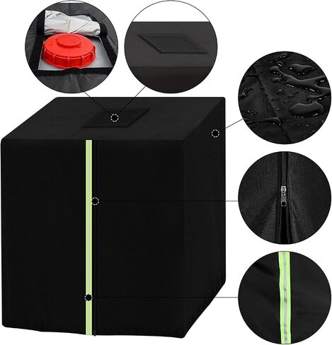 Takuoo IBC Tote Cover 275 Gallon 1000L Water Tank Protective Cover Kit in Kuwait