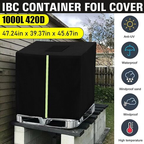 Takuoo IBC Tote Cover 275 Gallon 1000L Water Tank Protective Cover Kit in Kuwait