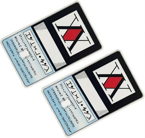 (4 Pack) - Credit Card Skin, Anime Hunter, 4 Pcs in 1 - Debit Card Skin, Bank, EBT, Metro, Key Card - Removable, Credit Card Sticker in Kuwait