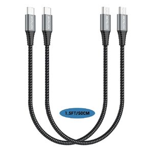 USB C to Micro USB Cable 1.5FT 2Pack, USB Type C to Micro USB Cords in Kuwait
