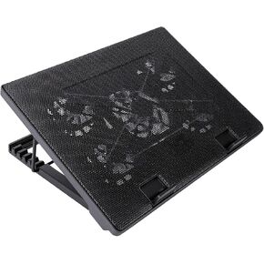 Laptop Cooler, 5 Fans 6 Height Settings 12-17 Inch in Kuwait