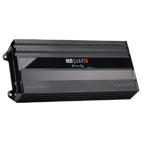 MB Quart Formula 2,000 Watt 1 Ohm Stable Mono Full Range Class Q1 Car Audio Mobile Amplifier with Bass Remote, FA2-2000.1, Black in Saudi Arabia