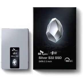 SK hynix 1TB Internal SSD, SATA III 2.5-inch, Silver S32 Series, TLC NAND Flash, 560MB/s Read Speed, 510MB/s Write Speed in Kuwait