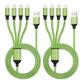 4 in 1 Dual Type C Multi Charging Cable, Charging Cord for Multiple Devices in Kuwait