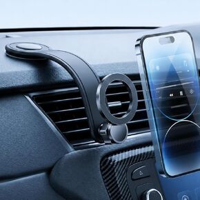 Car Phone Holder for MagSafe, Adhesive Dashboard Mount with Bendable Arm in Saudi Arabia