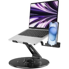 LOXP Adjustable 10-17.3" Laptop Stand for Desk with Larger Base in Kuwait