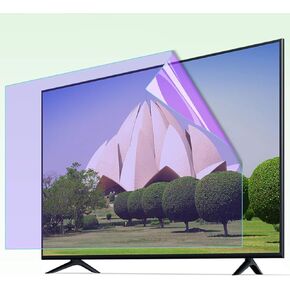 TV Blue Light Screen Protector - Reduce Eye Fatigue Eye Protection Blue Light Protector Filter for LCD LED OLED QLED 4K HDTV (Color : HD Version Size : 55 inch 1221x703mm) (Hd Version 70 inch in Kuwait