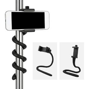 Flexible Phone Holder, Portable Gooseneck 16.5" Long Arm Phone Mount for Treadmill, Stroller, Spin Bike, Shopping Cart, Desk,Kitchen,Wrap Around Phone Stand for 4.7"-7" Smartphones in Saudi Arabia