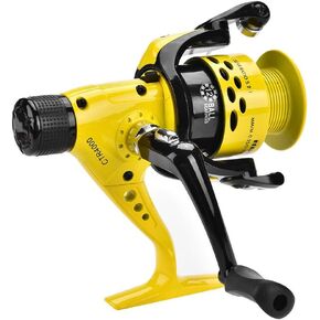 Spinning Fishing Reel, Saltwater Freshwater Metal Heavy Duty Lightweight Casting Spinning Reel Tackle Accessory(4000) in Kuwait
