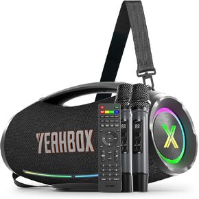 Yeahbox X-Boom X Portable Bluetooth Party Speaker with Dual Mics, 200W Peak in Saudi Arabia