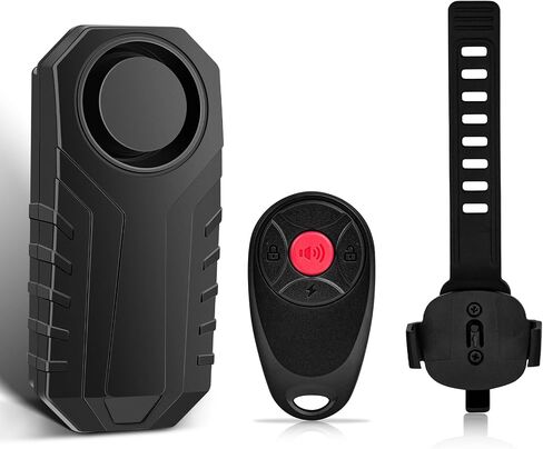 113dB Bike Alarm Anti Theft with Remote,1PK in Kuwait
