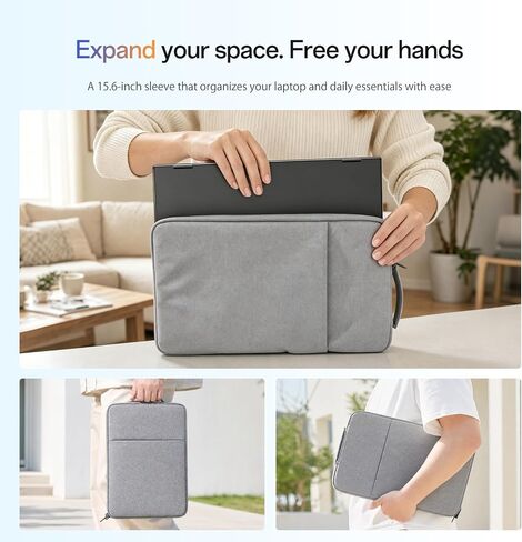 InnoView 15.6" Portable Dual Monitor, 2K QHD (2560×1440), 100% sRGB, 0–315° Tilt, Type-C/HDMI/DP Connectivity, External Travel Monitor for Laptop, MacBook, Windows PC (Plug & Play, No Driver Needed) in Kuwait