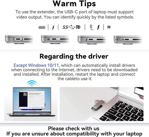 Ladomi 16" Laptop Screen Extender, Quad Screen Laptop Monitor Extender in Kuwait