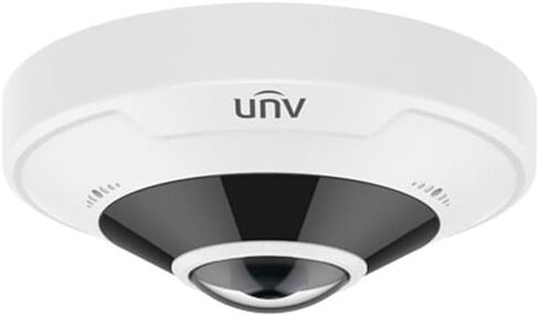 IPC868ER-VF18-B Uniview Pro Series 1.8mm 15FPS @ 12MP Outdoor IR Day/Night WDR Fisheye Panoramic IP Security Camera 12VDC/PoE in Saudi Arabia