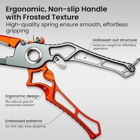 Pristis UTA V Fishing Pliers, Angled-Head Ergonomic Design Hook Remover in Kuwait