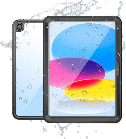 Lunivop for Samsung Galaxy Tab A11+ Plus Case 11 Inch 2025 Waterproof Black in Kuwait