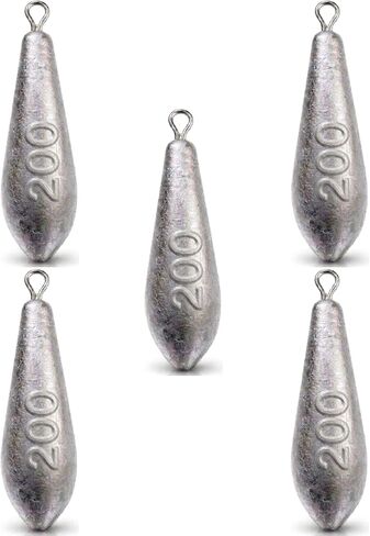 Teardrop Drop Shot Sinkers, Lead Fishing Weights, Bass Catfish Surf in Saudi Arabia