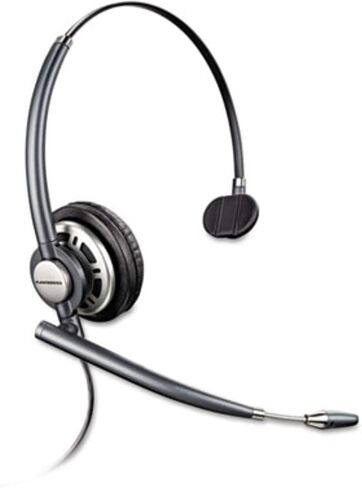 Plantronics 78712-101 EncorePRO 710 Wired Quick Disconnect Headset, Black - Not USB Compatible in Kuwait