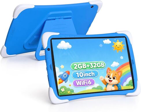 Kids Tablet 10Inch Android with Shockproof Case Parent-contral Tablets in Saudi Arabia