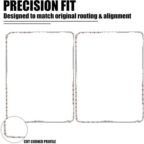 2PCS for iPad Pro 11 1st Gen Screen Adhesive Replacement for iPad Pro 2018 11 inch Front Touch Panel LCD Bezel Frame Pre-Cut Tape Sticker Glue Fit for Model: A2013 A1934 A1979 A1980 in Kuwait