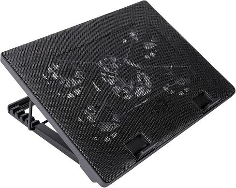 Laptop Cooler, 5 Fans 6 Height Settings 12-17 Inch in Kuwait