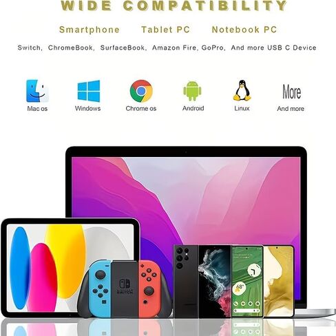 USB C to USB Adapter,USB C Male to USB 3.0 Female Adapter OTG Converter for Apple Pro,Mac Book,iPad,Type-C Devices, 2pcs in Kuwait