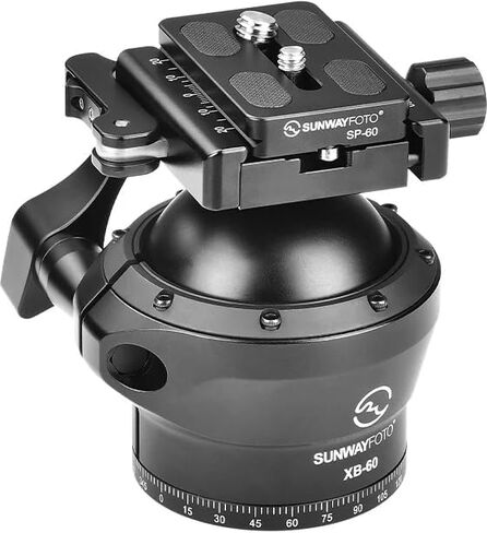 SUNWAYFOTO XB-60DL 60mm Tripod Ball Head w Arca Compatible Duo Lever Screw Clamp Low Profile in Kuwait