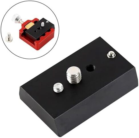 Narrow Rail Dovetail Mount Plate Telescope Accessory Metal with 1/4 and 3/8 Threads for Equatorial Mount in Kuwait