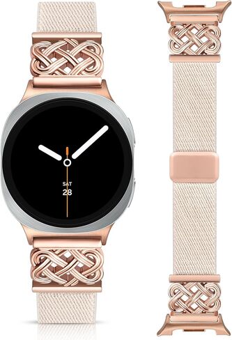 Minyee Magnetic Nylon Band for Samsung Watch 9 8 40 44mm/8 Classic 46mm in Saudi Arabia