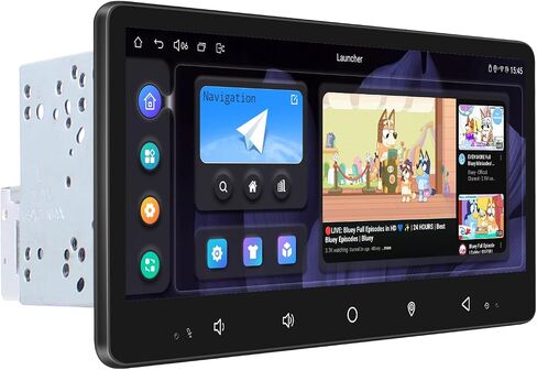Joying 8.9" Double Din Radio with Carplay and Android Auto, Android 13 Head Unit Touch Screen Car Stereo 8GB+128GB with AM/FM, GPS, Coaxial Output, Optical Output(JY-HTD01N8) in Saudi Arabia