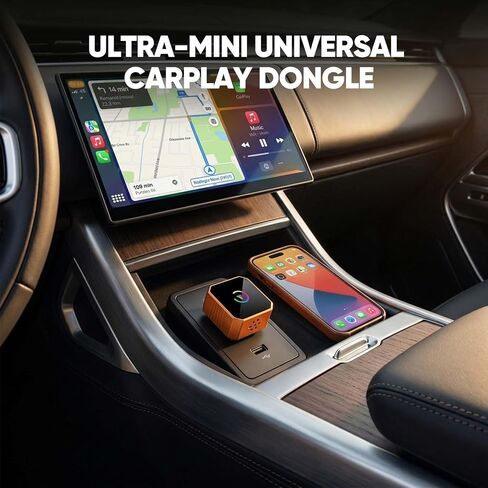 Sakerplus Car Play Wireless Adapter, Auto Reconnect Car Play Adapter (1) in Saudi Arabia
