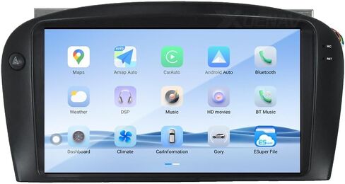 Android 13 Car Radio for Maserati 3200 GT4200 GT Coupe 2002-2010 Wirless Carplay Android Auto GPS Navigation Touch Screen Upgrade Multimedia Player Replacement in Saudi Arabia