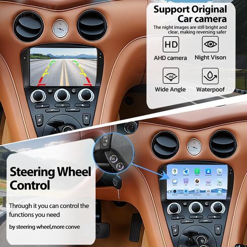 Android 13 Car Radio for Maserati 3200 GT4200 GT Coupe 2002-2010 Wirless Carplay Android Auto GPS Navigation Touch Screen Upgrade Multimedia Player Replacement in Saudi Arabia