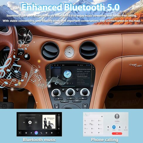 Android 13 Car Radio for Maserati 3200 GT4200 GT Coupe 2002-2010 Wirless Carplay Android Auto GPS Navigation Touch Screen Upgrade Multimedia Player Replacement in Saudi Arabia