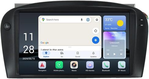 Android 13 Car Radio for Maserati 3200 GT4200 GT Coupe 2002-2010 Wirless Carplay Android Auto GPS Navigation Touch Screen Upgrade Multimedia Player Replacement in Saudi Arabia