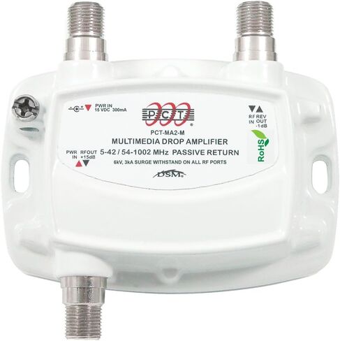 Pct Intl Pct-ma2-m Ultra Mini Multimedia Catv Amp With Passive Return Path in Saudi Arabia