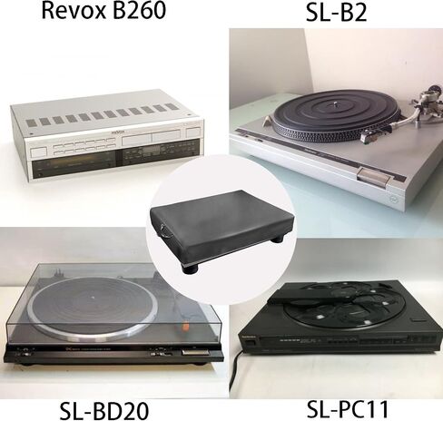 Turntable Dust Cover,Record Player Turntable Cover,Suitable for Most Models of Record Player Turntables SL-Q300/SL-B250 /SL-B260 /SL-BD20 /SL-BD27 /SL-BD35 /SLD-20 /SL-PC11(Gray) in Kuwait