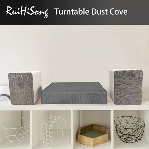 Turntable Dust Cover,Record Player Turntable Cover,Suitable for Most Models of Record Player Turntables SL-Q300/SL-B250 /SL-B260 /SL-BD20 /SL-BD27 /SL-BD35 /SLD-20 /SL-PC11(Gray) in Kuwait