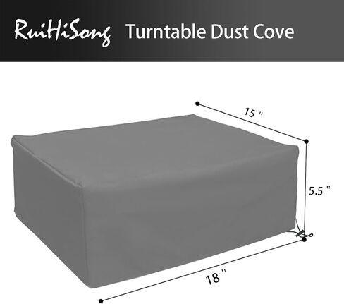 Turntable Dust Cover,Record Player Turntable Cover,Suitable for Most Models of Record Player Turntables SL-Q300/SL-B250 /SL-B260 /SL-BD20 /SL-BD27 /SL-BD35 /SLD-20 /SL-PC11(Gray) in Kuwait