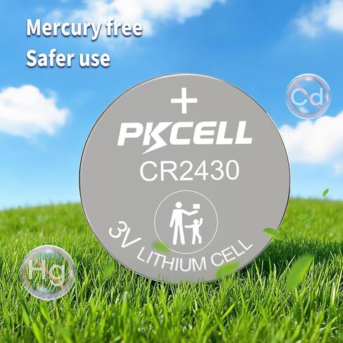 PKCELL CR2430 Battery 10-Pack CR2430 3v Lithium Coin Battery in Kuwait