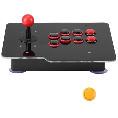 8-Way Arcade Game Joystick, USB Controller, Zero Delay Arcade Stick Buttons for Sports, Racing, Fighting Games in Kuwait