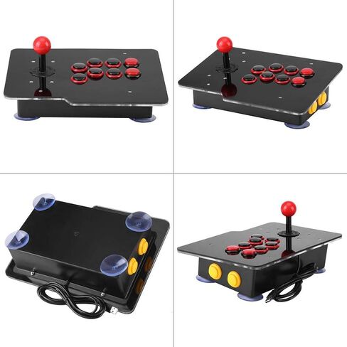 8-Way Arcade Game Joystick, USB Controller, Zero Delay Arcade Stick Buttons for Sports, Racing, Fighting Games in Kuwait